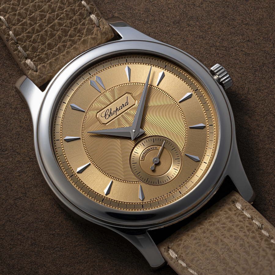 L.U.C. 1860 in Stainless Steel with Salmon Dial Revolution Edition