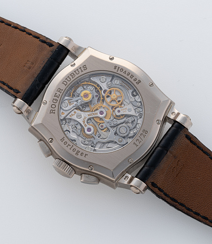 Symphatie Chronograph with Bi-Retrograde Calendar in White Gold