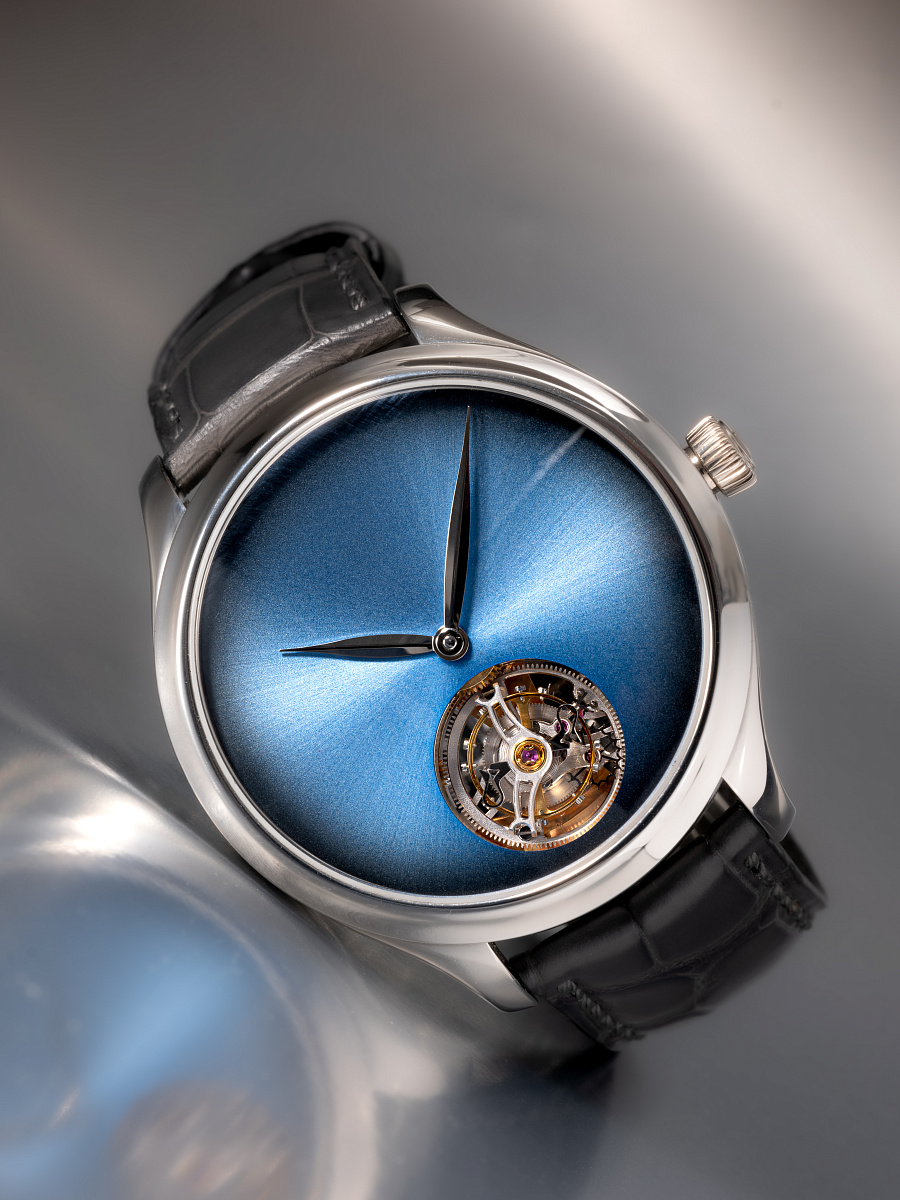 Funky Blue Endeavor Tourbillon Concept in Stainless Steel