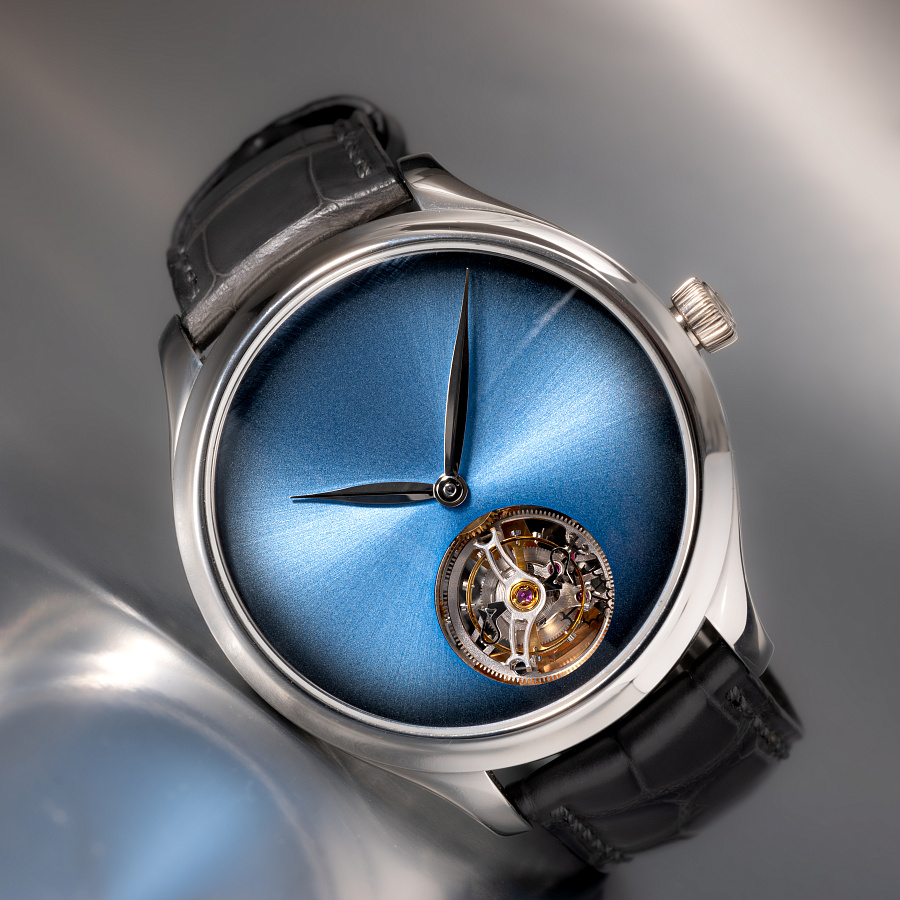 Funky Blue Endeavor Tourbillon Concept in Stainless Steel