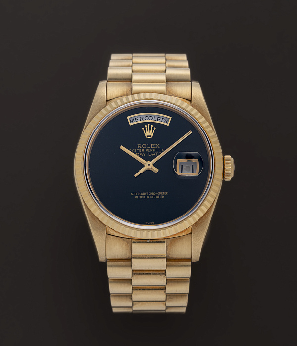 Day-Date born with Onyx Dial mentioned in Papers